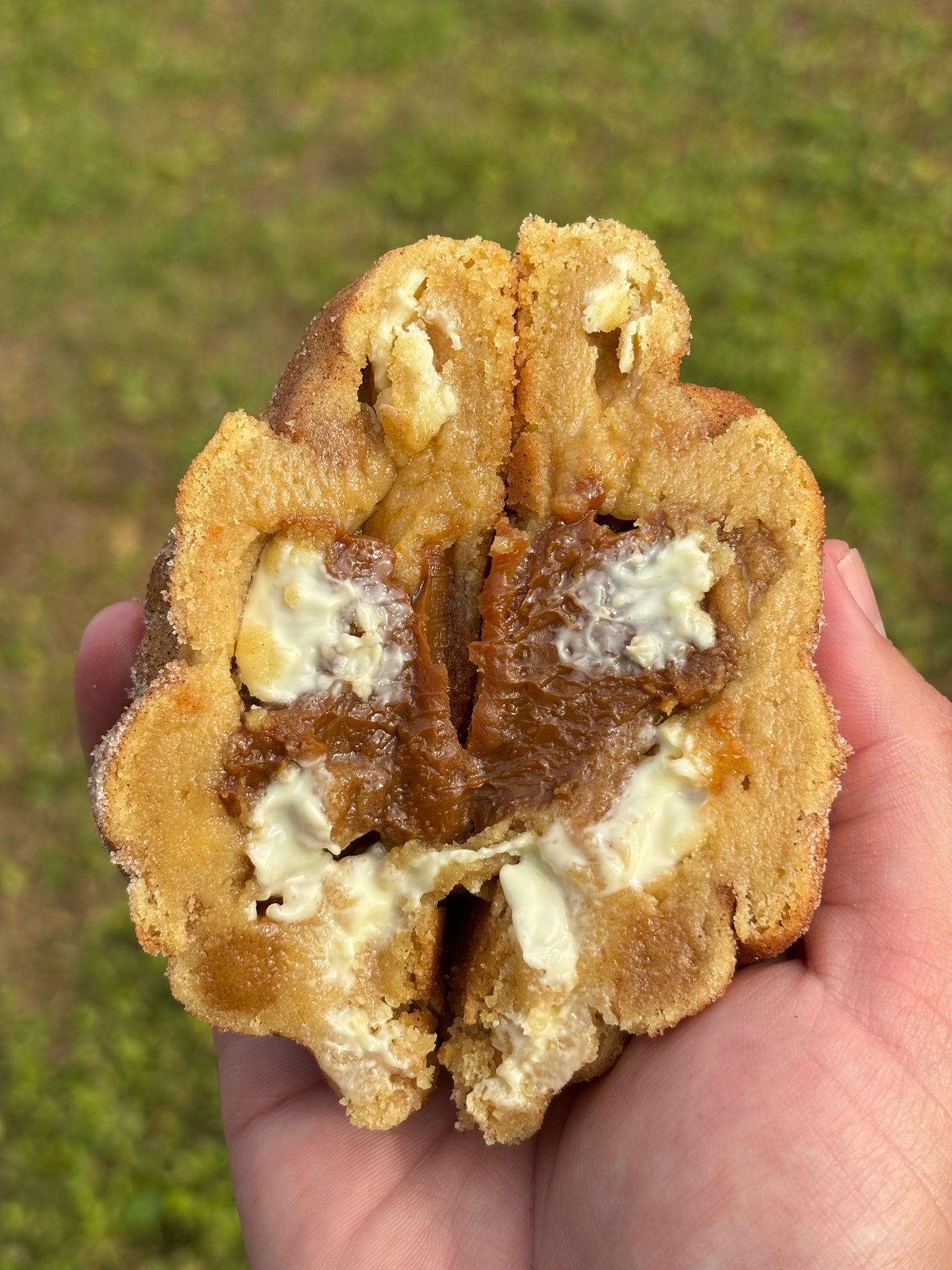 Churro Dulce de Leche Cookie