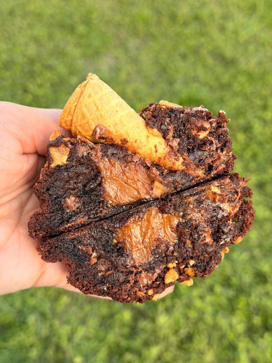 Choco Caramel Cone New York Style Cookie