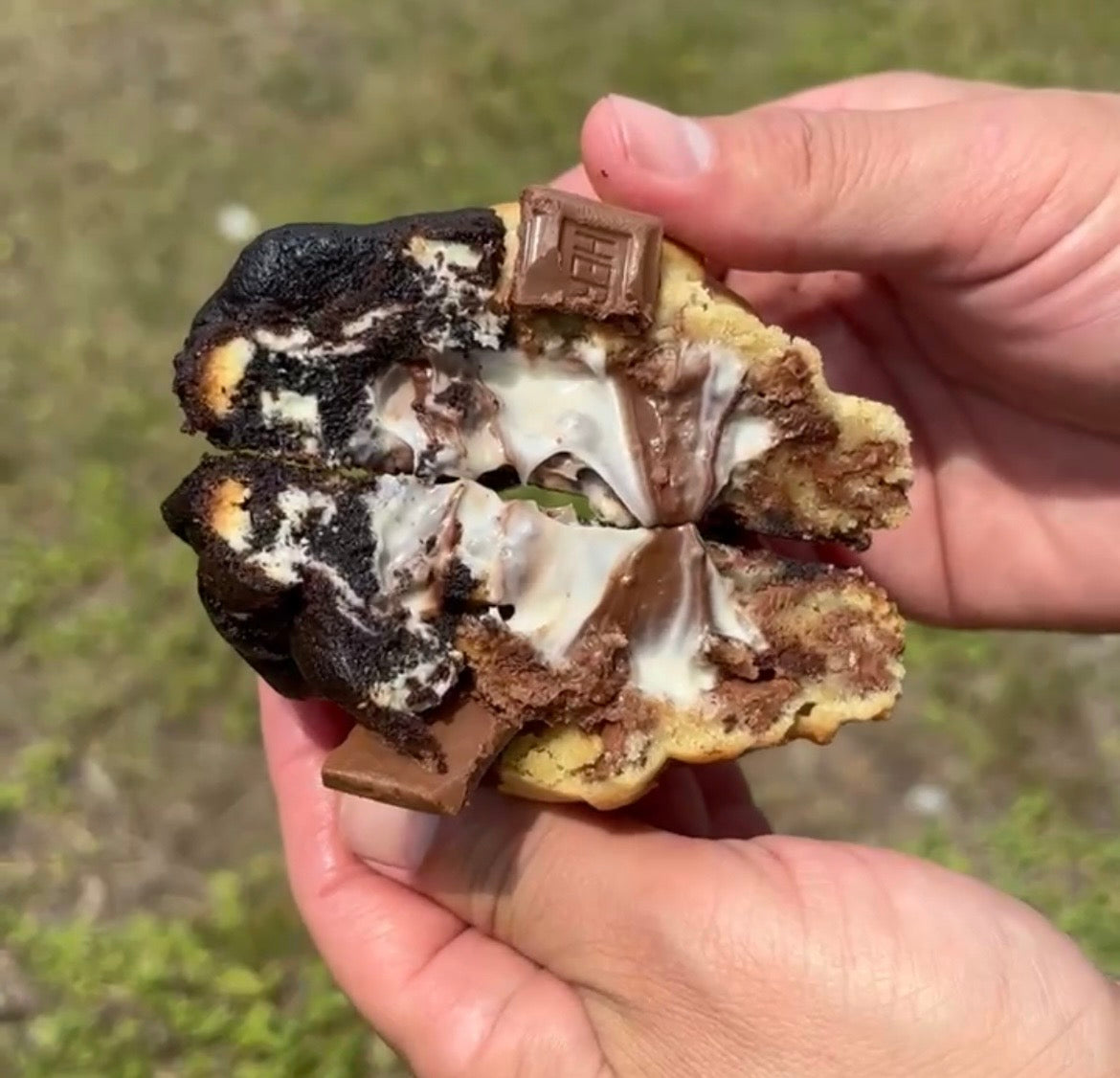 Black and White New York Style Cookie