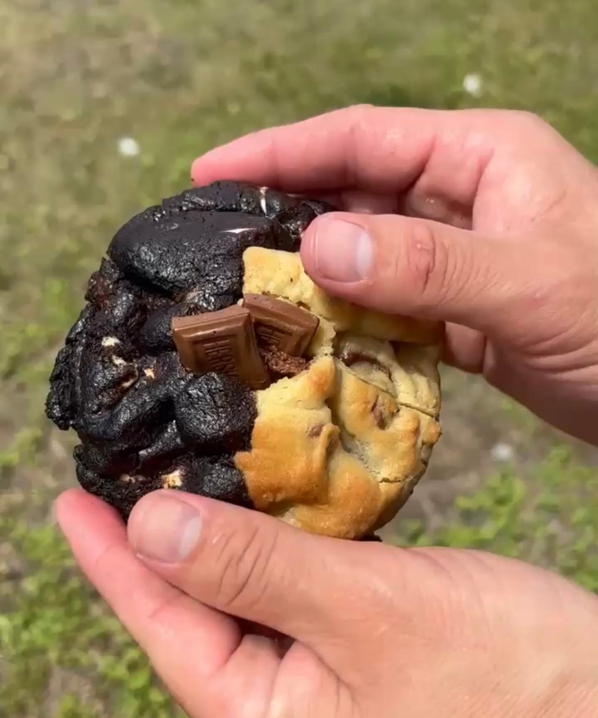 Black and White New York Style Cookie