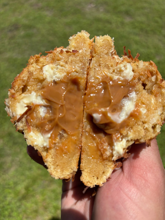 Alfajor (Coconut Dulce de Leche) New York Style Cookie