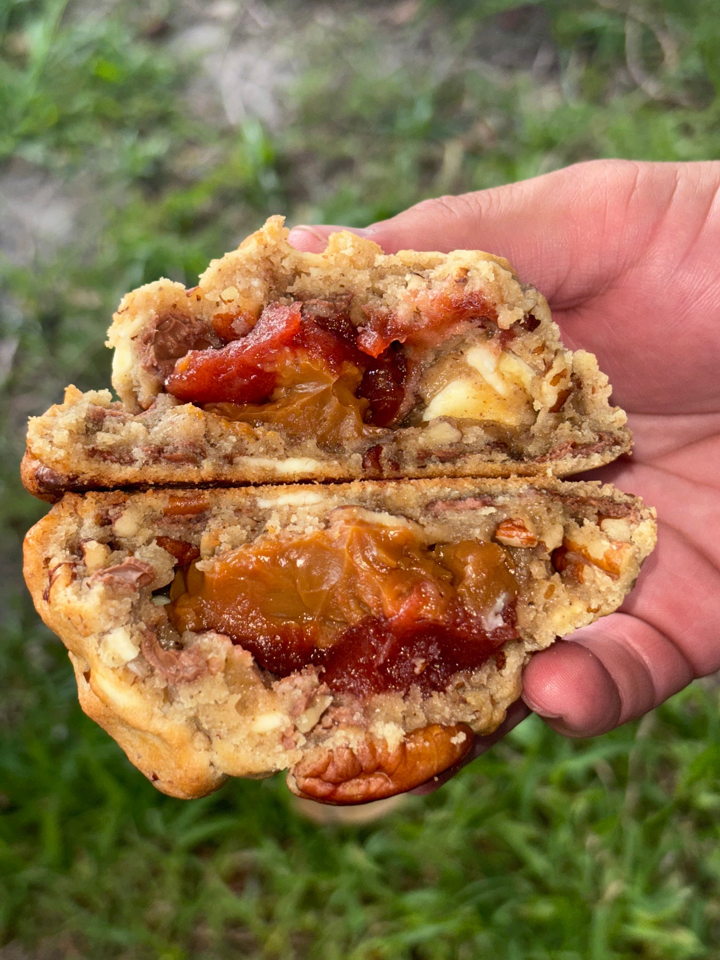 Pecan Guava Dulce de Leche Cookie