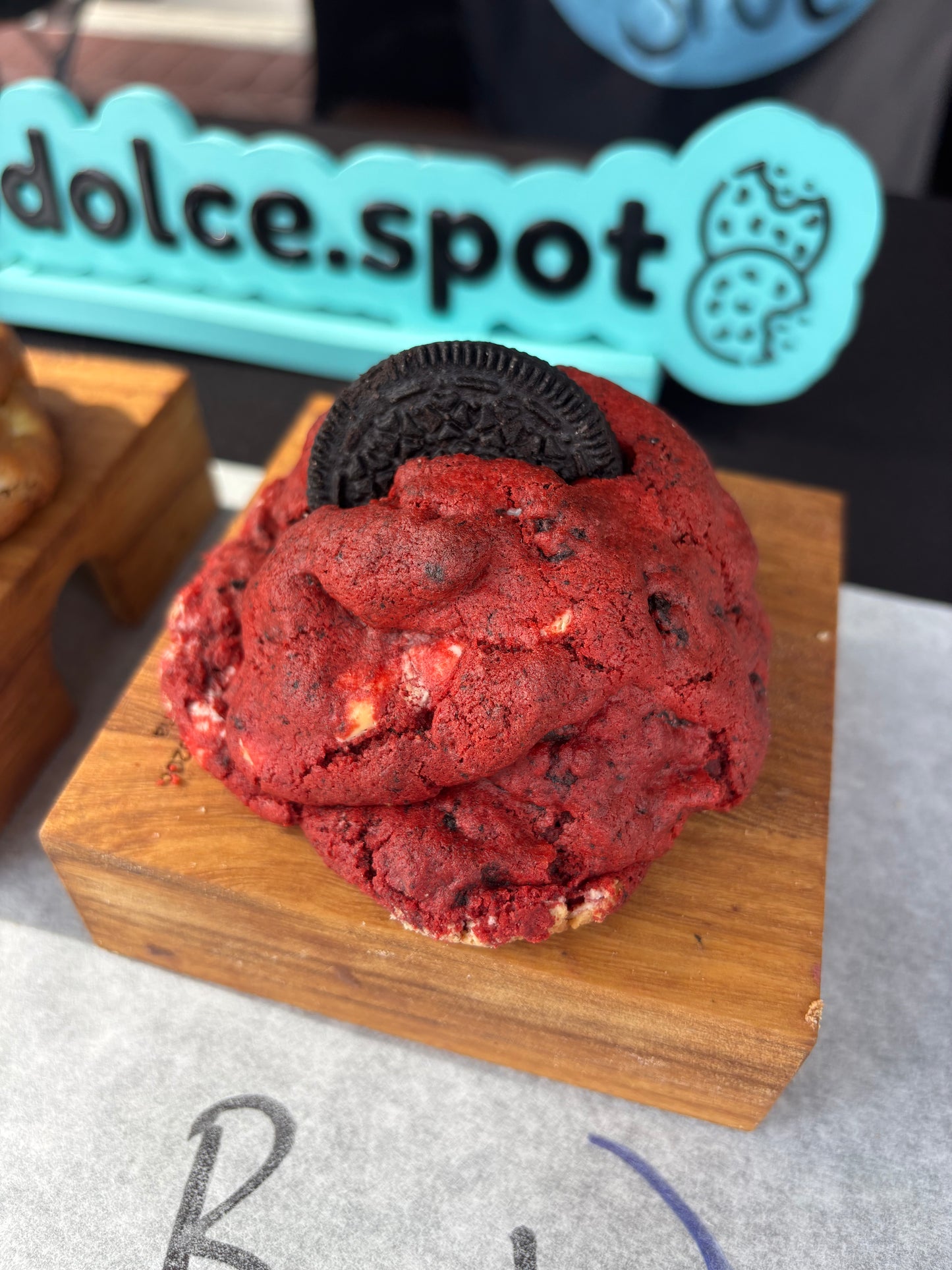 Red Velvet White Hazelnut Cookie